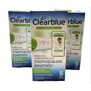 Clearblue Menopause Stage Indicator 5 Test Sticks Helps Track Menopause Journey
